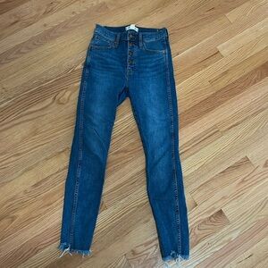 Madewell 10 inch high rise skinny jeans
